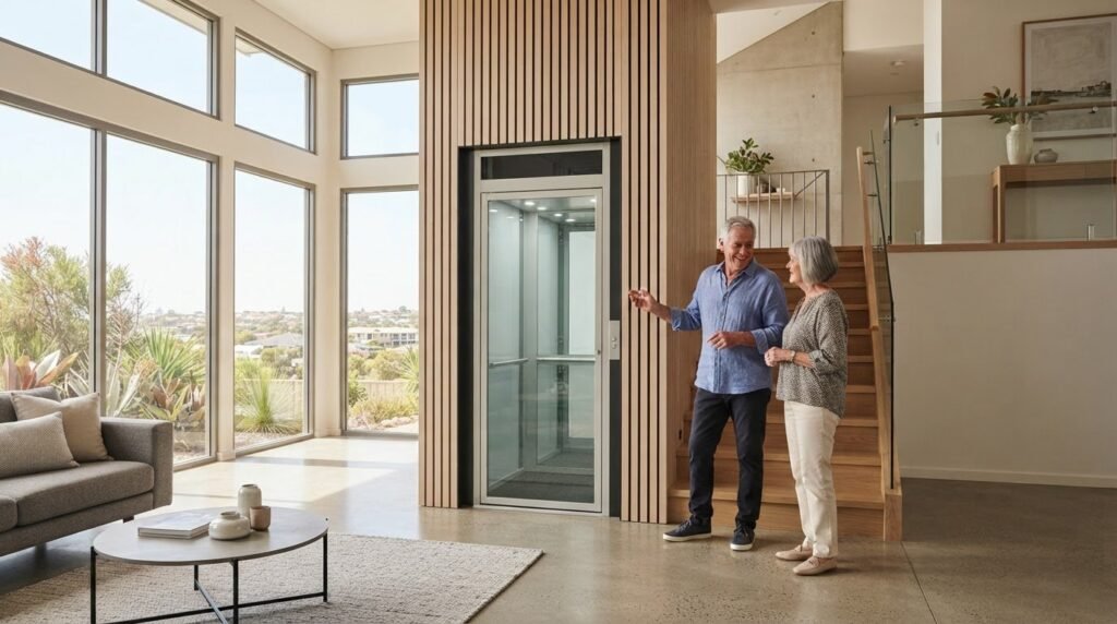 Wall-Mounted Residential Elevators for Perth Homeowners